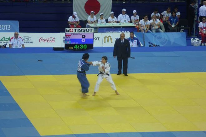 Judo: A. Perenc ze srebrem Uniwersjady , Materiały prasowe