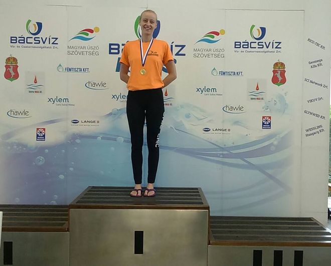 Pływaczka RMKS-u z 2 rekordami Polski i 5 złotymi medalami mistrzostw Węgier, Materiały prasowe