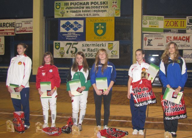 Finalistki turnieju Pucharu Polski. Anna Mroszczak - 3 miejsce