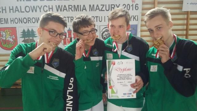 Złoty medal rybnickich szpadzistów w drużynowych mistrzostwach Polski juniorów młodszych , Materiały prasowe
