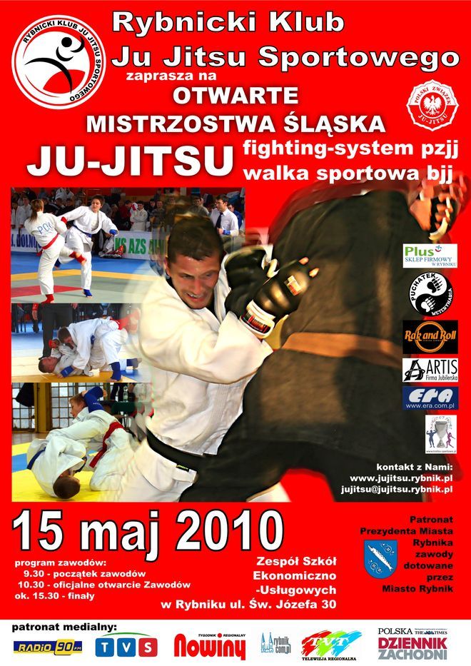 Ju jitsu: w sobotę Mistrzostwa Śląska , 
