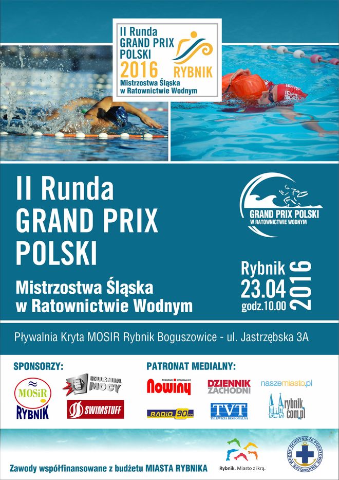 Pływalnia w Boguszowicach: II Grand Prix w ratownictwie wodnym, 