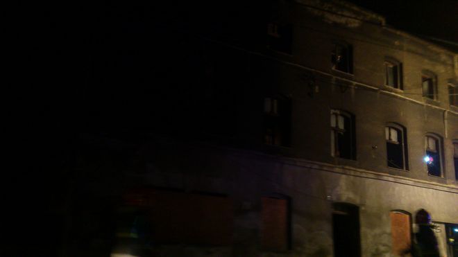 Płonął budynek przy Mikołowskiej, Zdjęcie czytelnika