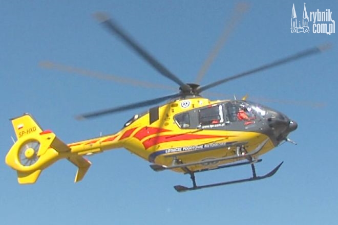Dachowanie na A1: ranne dziecko zabrał helikopter LPR, Archiwum