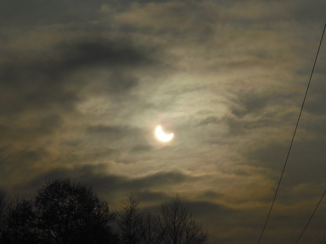 Tak wyglądało zaćmienie słońca nad Rybnikiem w 2011 roku